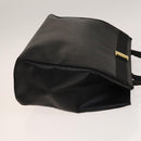 Salvatore Ferragamo Tote Bag Leather 2Set Black Auth gh736-4