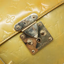 LOUIS VUITTON Monogram Vernis Spring Street Hand Bag Gris M91029 LV Auth gh743-14