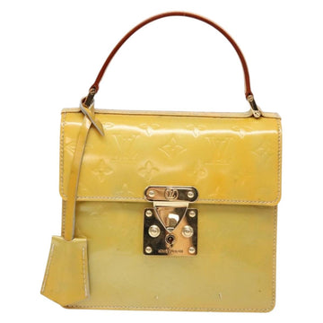 LOUIS VUITTON Monogram Vernis Spring Street Hand Bag Gris M91029 LV Auth gh743 - 0