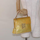 LOUIS VUITTON Monogram Vernis Spring Street Hand Bag Gris M91029 LV Auth gh743-23