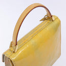 LOUIS VUITTON Monogram Vernis Spring Street Hand Bag Gris M91029 LV Auth gh743-6