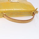 LOUIS VUITTON Monogram Vernis Spring Street Hand Bag Gris M91029 LV Auth gh743-7