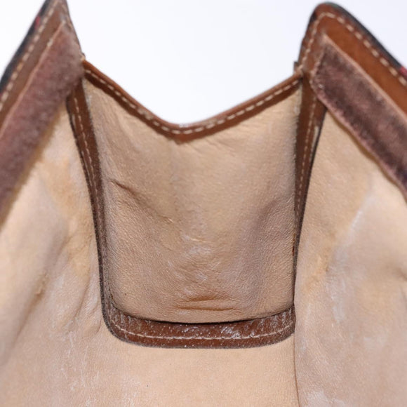 GUCCI GG Supreme Web Sherry Line Clutch Bag PVC Beige Red 010 378 Auth gh747