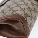 GUCCI GG Supreme Web Sherry Line Clutch Bag PVC Beige Red 010 378 Auth gh747-7