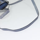 Salvatore Ferragamo Gancini Tote Bag Leather 2way Purple Silver Auth gh748-9