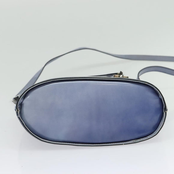 Salvatore Ferragamo Gancini Tote Bag Leather 2way Purple Silver Auth gh748