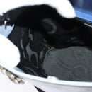 Salvatore Ferragamo Gancini Tote Bag Leather 2way Purple Silver Auth gh748-22