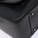 GUCCI Hand Bag Leather Black Silver 000 2058 0307 5 Auth gh750-15