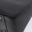 GUCCI Hand Bag Leather Black Silver 000 2058 0307 5 Auth gh750-16