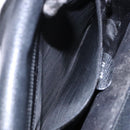 GUCCI Hand Bag Leather Black Silver 000 2058 0307 5 Auth gh750-22