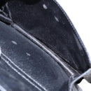 GUCCI Hand Bag Leather Black Silver 000 2058 0307 5 Auth gh750-23