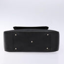 GUCCI Hand Bag Leather Black Silver 000 2058 0307 5 Auth gh750-5