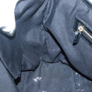 GUCCI GG Canvas Sherry Line Tote Bag Black Gold 137396 Auth gh751-20