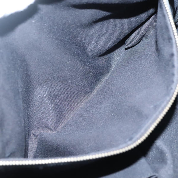 GUCCI GG Canvas Sherry Line Tote Bag Black Gold 137396 Auth gh751