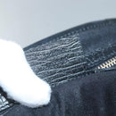 GUCCI GG Canvas Sherry Line Tote Bag Black Gold 137396 Auth gh751-12