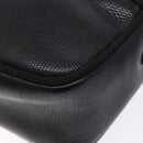 Salvatore Ferragamo Shoulder Bag Leather Black Gold Auth gh755-10