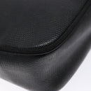 Salvatore Ferragamo Shoulder Bag Leather Black Gold Auth gh755-13