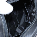 Salvatore Ferragamo Shoulder Bag Leather Black Gold Auth gh755-20