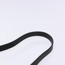 Salvatore Ferragamo Shoulder Bag Leather Black Gold Auth gh755-8