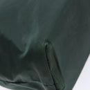 PRADA Tote Bag Nylon Green Silver Auth gh756-16