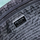 PRADA Tote Bag Nylon Green Silver Auth gh756-10