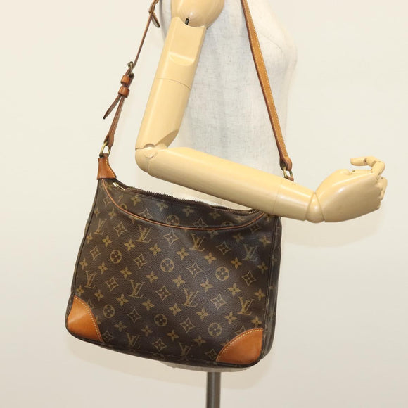 LOUIS VUITTON Monogram Boulogne 30 Shoulder Bag M51265 LV Auth gh757