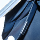 Christian Dior Trotter Canvas Hand Bag Navy Gold Auth gh760-21
