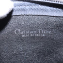 Christian Dior Trotter Canvas Shoulder Bag Navy Gold Auth gh761-11