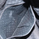 GUCCI Bamboo Hand Bag Nylon 2way Black Silver 001 2404 1577 Auth gh771-20