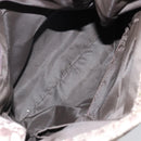 Christian Dior Trotter Canvas Tote Bag Gold Beige Auth gh772-16