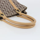 Christian Dior Trotter Canvas Tote Bag Gold Beige Auth gh772-7
