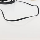 BALENCIAGA Navy Cabas XS Bag Canvas Leather White Black Silver 390346 Auth gh775-8