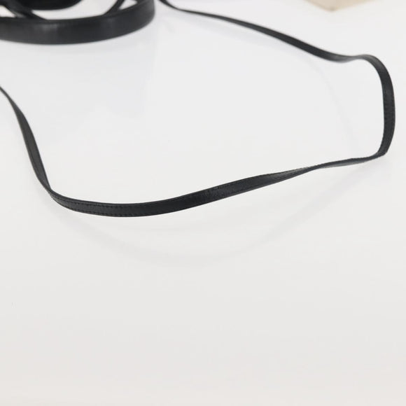 BALENCIAGA Navy Cabas XS Bag Canvas Leather White Black Silver 390346 Auth gh775