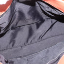 LOEWE Anagram Amazona Justa Hand Bag Leather Orange Silver Auth gh776-11