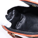 FENDI Pecan Canvas Hand Bag PVC 2way Black Brown Auth gh778-21