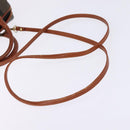 FENDI Pecan Canvas Hand Bag PVC 2way Black Brown Auth gh778-9