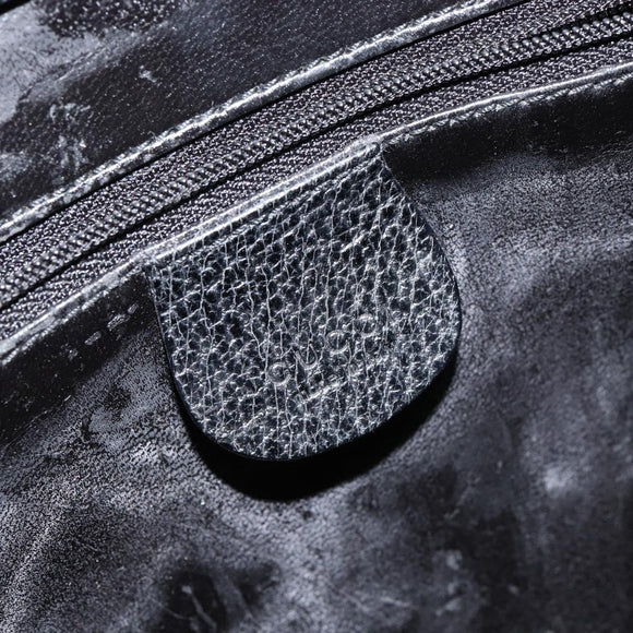 GUCCI Hand Bag Leather Black 002 3754 0459 Auth gh785