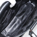 GUCCI Hand Bag Leather Black 002 3754 0459 Auth gh785-10