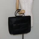 GUCCI Hand Bag Leather Black 002 3754 0459 Auth gh785-22