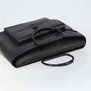 GUCCI Hand Bag Leather Black 002 3754 0459 Auth gh785-6