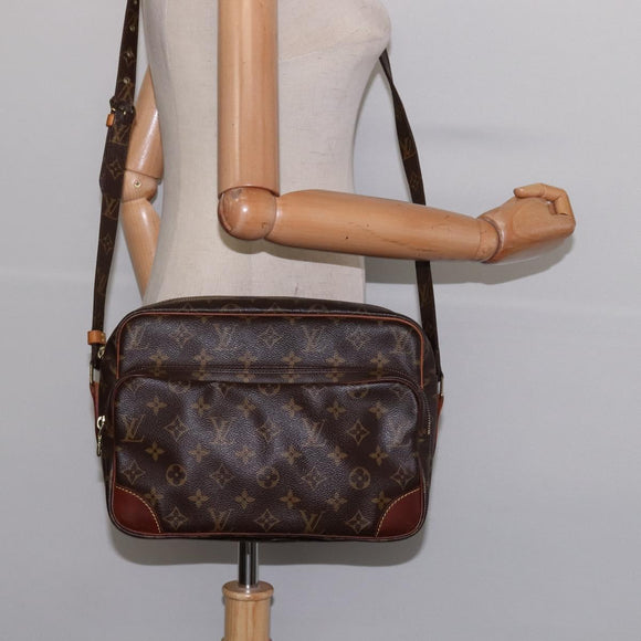 LOUIS VUITTON Monogram Nile Shoulder Bag M45244 LV Auth gh789