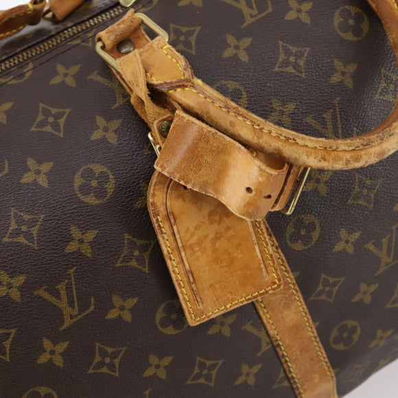 LOUIS VUITTON Monogram Keepall Bandouliere 55 Boston Bag M41414 LV Auth gh792