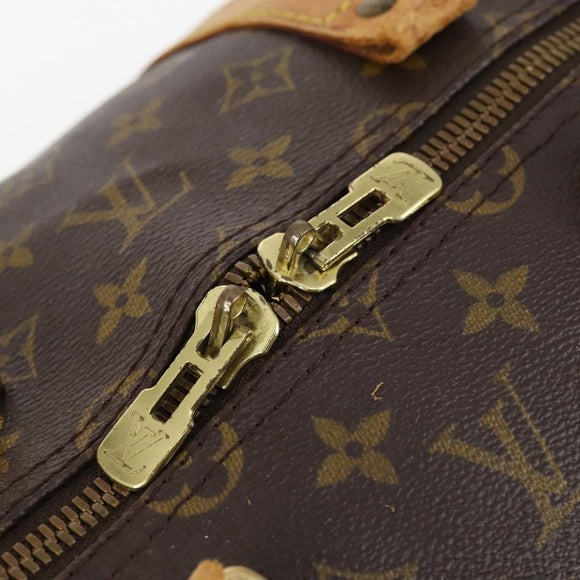 LOUIS VUITTON Monogram Keepall Bandouliere 55 Boston Bag M41414 LV Auth gh792
