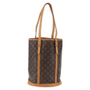 LOUIS VUITTON Monogram Bucket GM Shoulder Bag M42236 LV Auth gh795-1