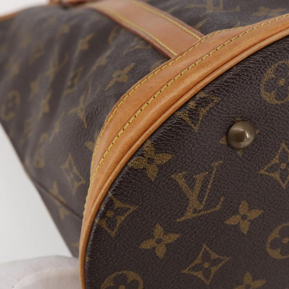 LOUIS VUITTON Monogram Bucket GM Shoulder Bag M42236 LV Auth gh795