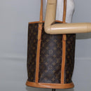 LOUIS VUITTON Monogram Bucket GM Shoulder Bag M42236 LV Auth gh795-22