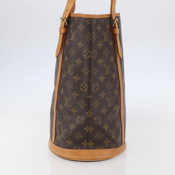 LOUIS VUITTON Monogram Bucket GM Shoulder Bag M42236 LV Auth gh795