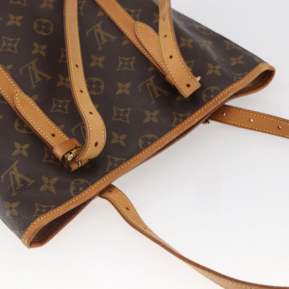 LOUIS VUITTON Monogram Bucket GM Shoulder Bag M42236 LV Auth gh795