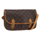LOUIS VUITTON Monogram Gibeciere PM Shoulder Bag M42248 LV Auth gh796-1