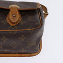 LOUIS VUITTON Monogram Gibeciere PM Shoulder Bag M42248 LV Auth gh796-15